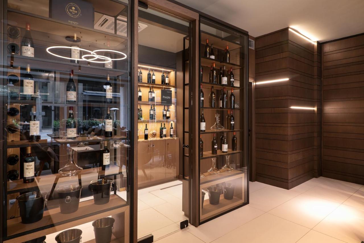 S Hotel Boutique Szaloniki Kültér fotó Wine cellar
