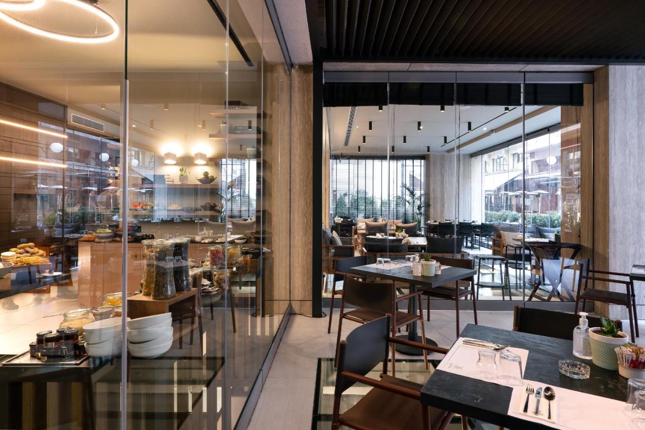 S Hotel Boutique Szaloniki Kültér fotó The restaurant