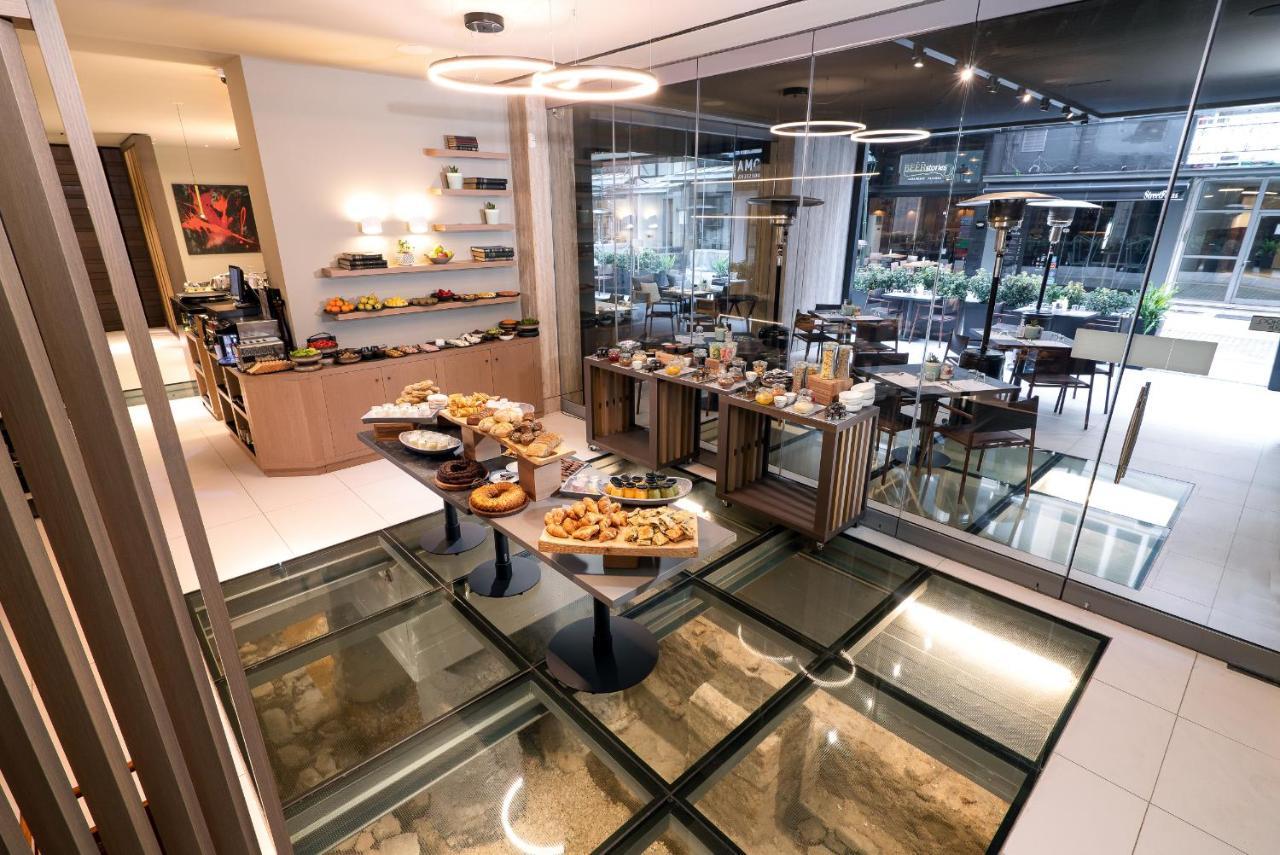 S Hotel Boutique Szaloniki Kültér fotó The restaurant